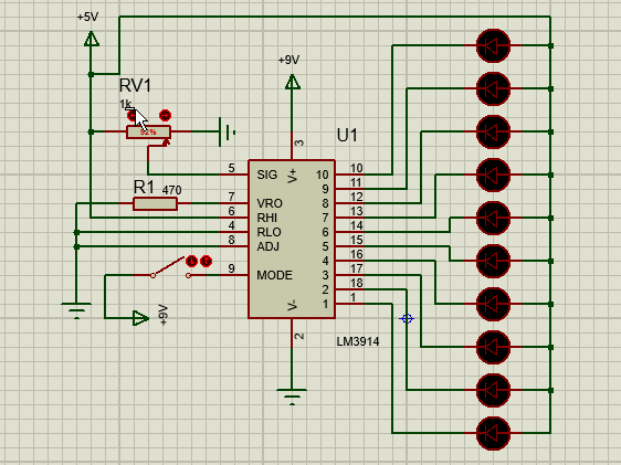 LM3914 LED Driver IC Pinout, Datasheet, Circuit